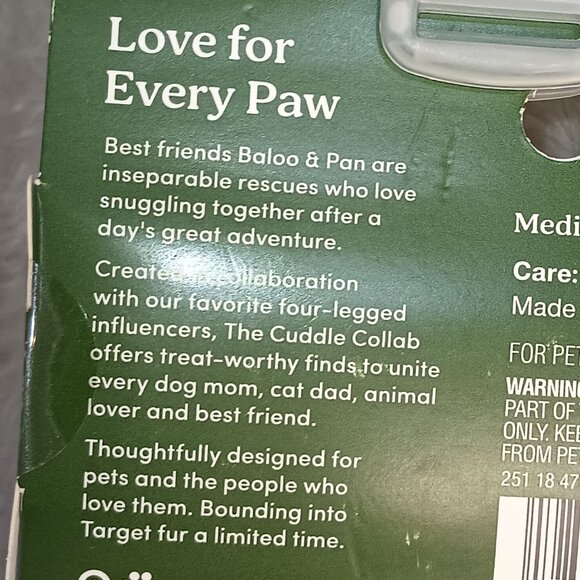 NEW Reversible Compass Dog and Cat Bandana - Dark Yellow - The Cuddle Collab M/L - Picture 7 of 8